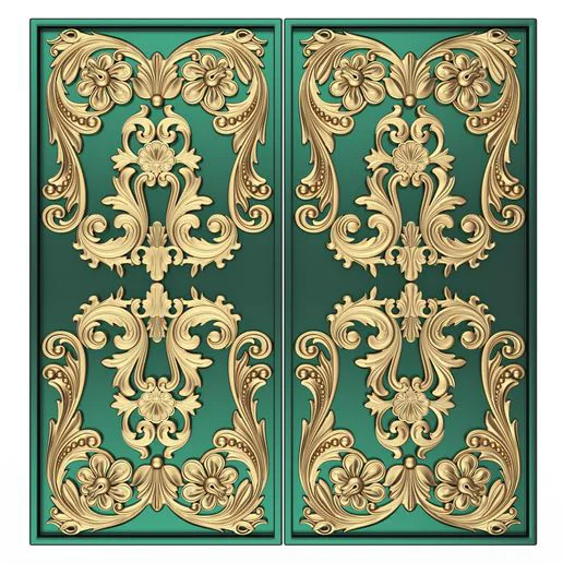 Backgammon Set 04 Green