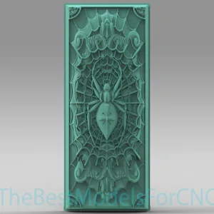 3D Model STL File for CNC Router Laser & 3D Printer Backgammon Spider