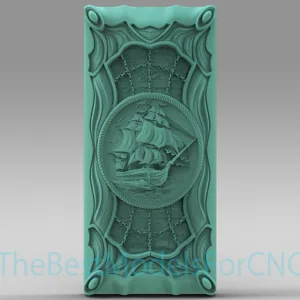 3D Model STL File for CNC Router Laser & 3D Printer Backgammon Sail Ship