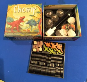 Chomp board game insert and organizer - for deluxe components and expansion
