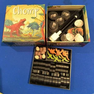 Chomp board game insert and organizer - for deluxe components and expansion