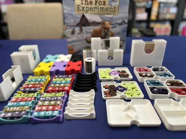The Fox Experiment Insert - Now with 5-6 Player Expansion Parts!