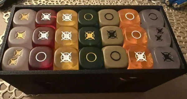Dice box for Power Rangers Heroes of the Grid (HotG)