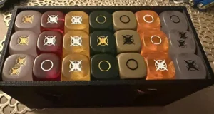 Dice box for Power Rangers Heroes of the Grid (HotG)