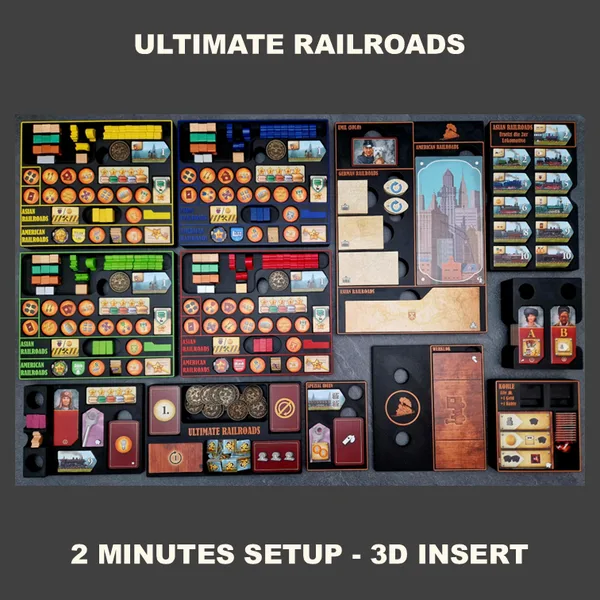 ULTIMATE RAILROADS - INSERT, EINSATZ, INLAY, ORGANIZER