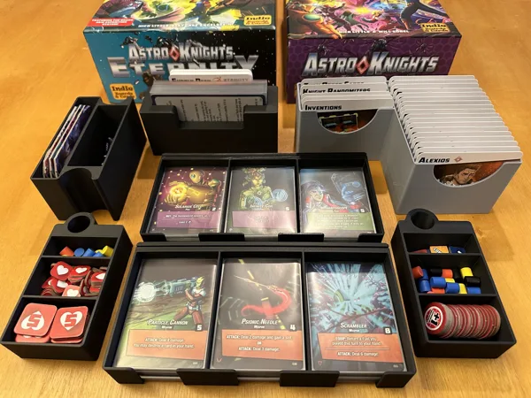 Astro Knights + Eternity expansion, deluxe player boards insert