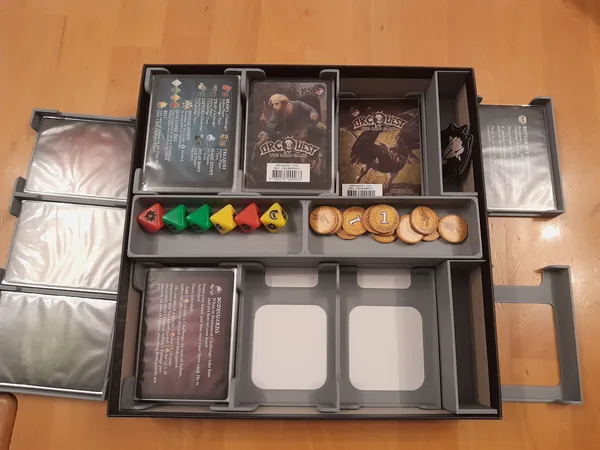 Orc Quest The Card Game - Box insert Scaled and cut for smaller Printbeds