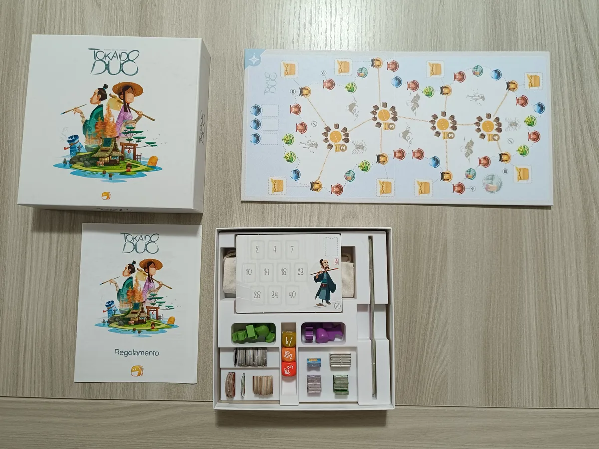 Tokaido Duo Boardgame Insert