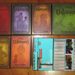 Disney Villainous Boardgame Insert - With 5 Expansions
