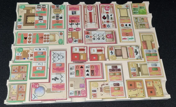 Keops boardgame Insert for buildings