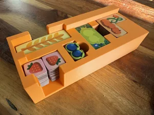 Harvest Farmhouse Tile Tray with deeper holes