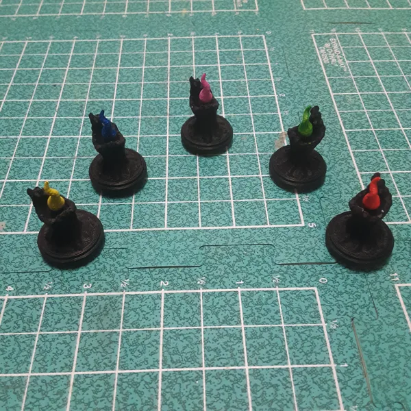 The Night Cage Meeple for Gameboard