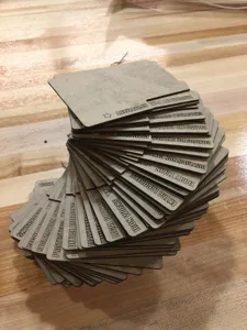 Trains & Trains: Rising Sun card dividers for Laser Cutter