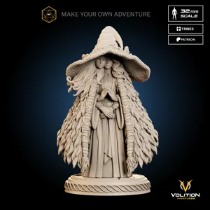Dark Moon Witch | For Board Game | Presupported