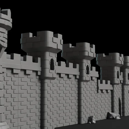 Heroes of Might and Magic III TBG - 3D Walls & Tower (Upgrade Pack)