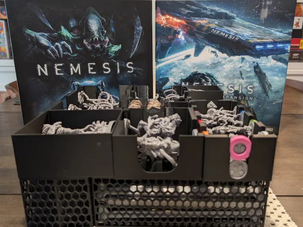 Nemesis+Aftermath Board Game Organizer
