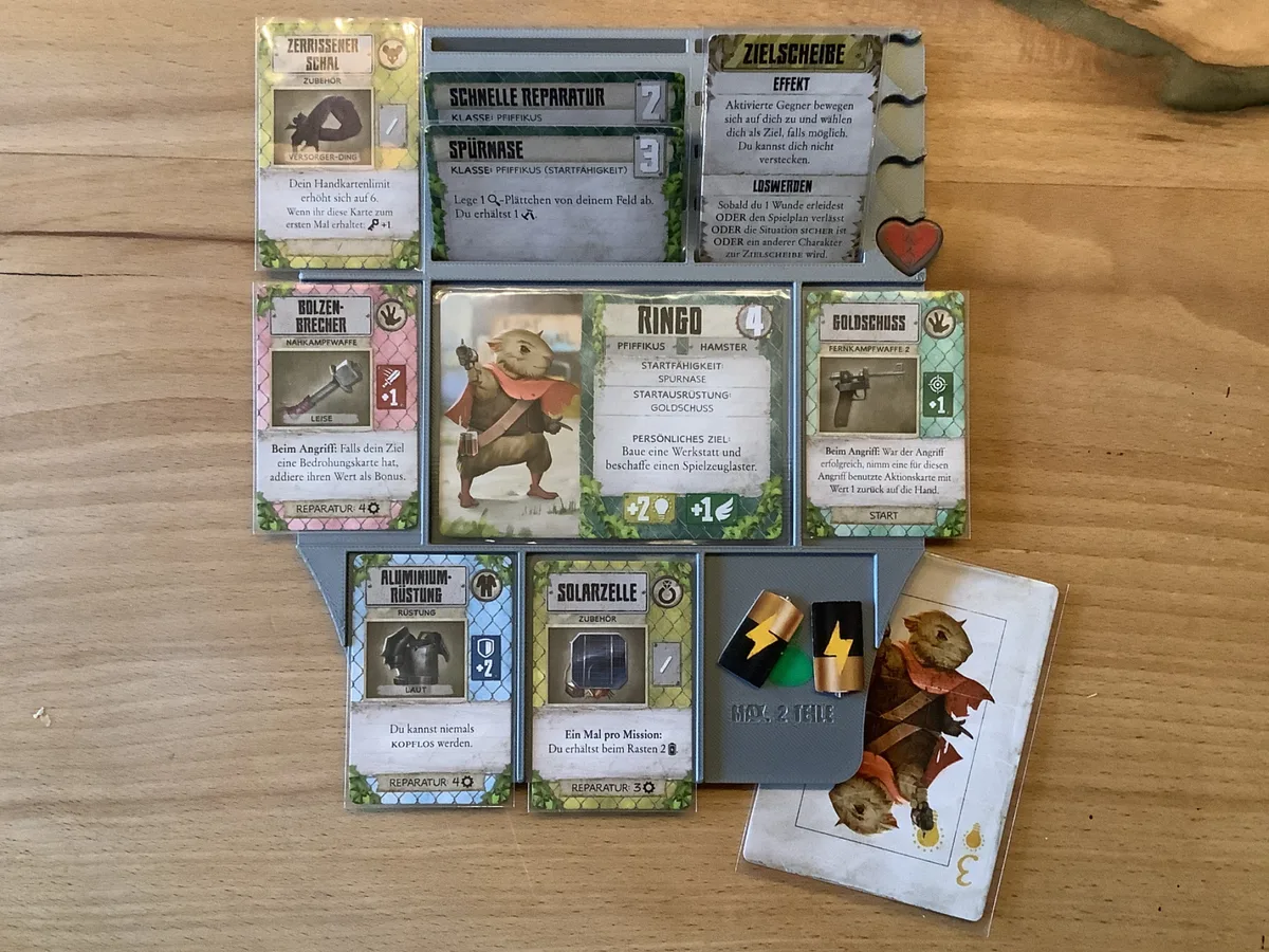 Aftermath Dashboard / Spieltafel