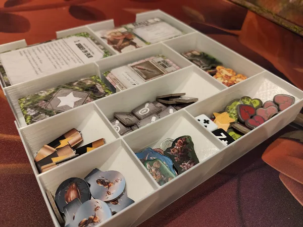 Aftermath insert organizer board game. Tras la caida