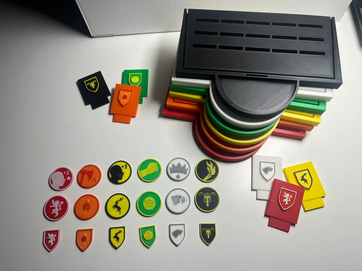 Game of Thrones Boardgame player trays (remixed)