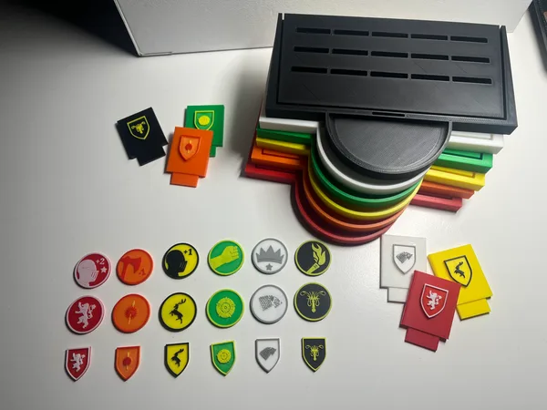 Game of Thrones Boardgame player trays (remixed)