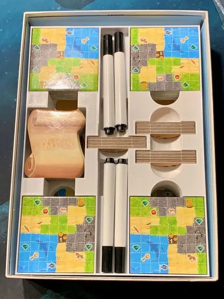 Explorers Board Game Organizer/Insert