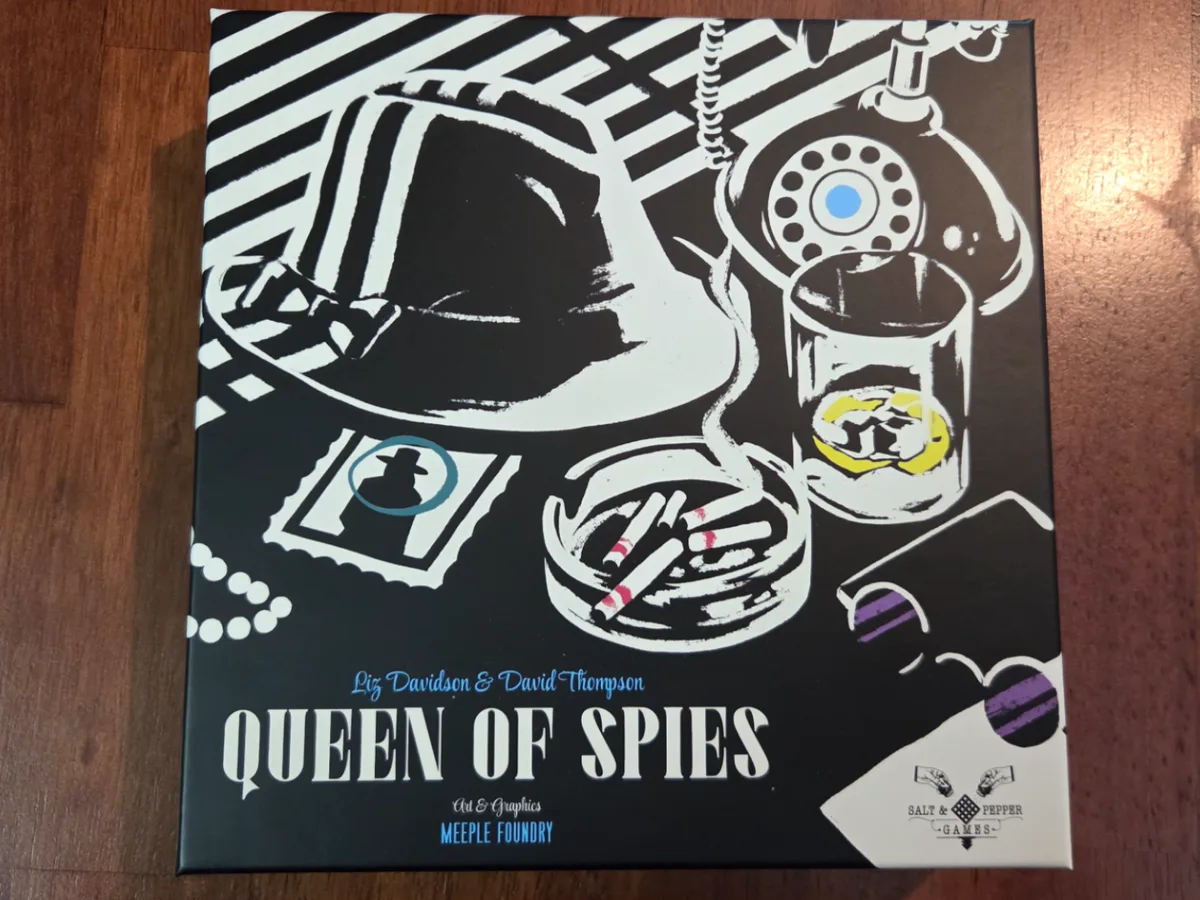 Queen of Spies board game insert