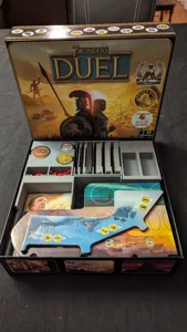 7 Wonders Duel Organiser - including Pantheon and Agora Expansions