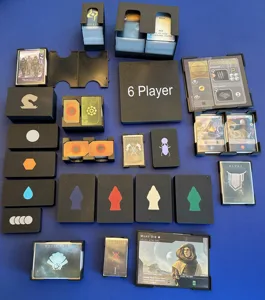 Dune Imperium Uprising (plus expansions) insert, supports sleeves