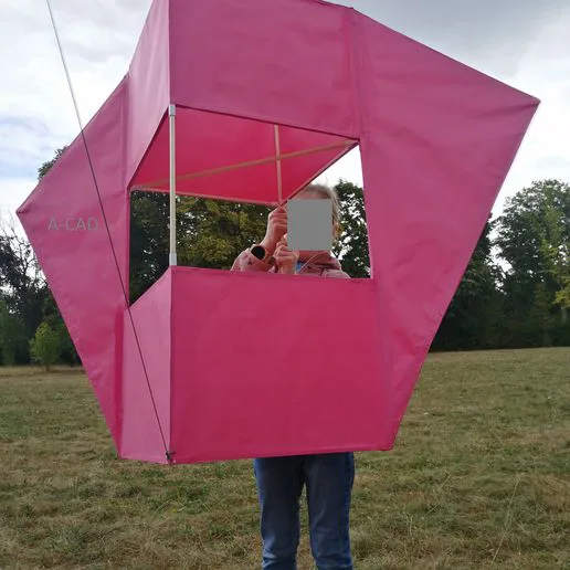 Box kites - just like in the old days...