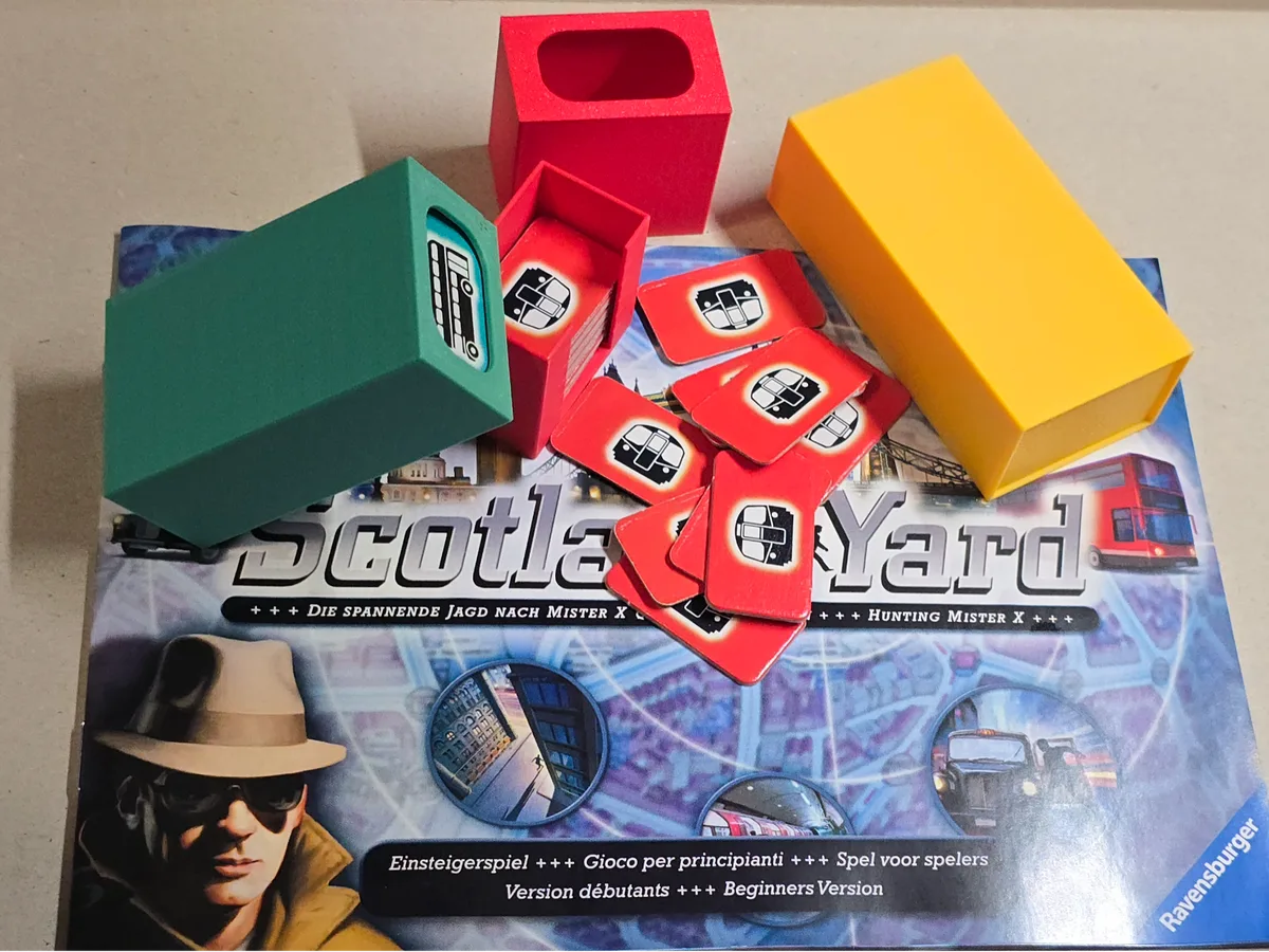 Scotland Yard Travel Ticket Storage