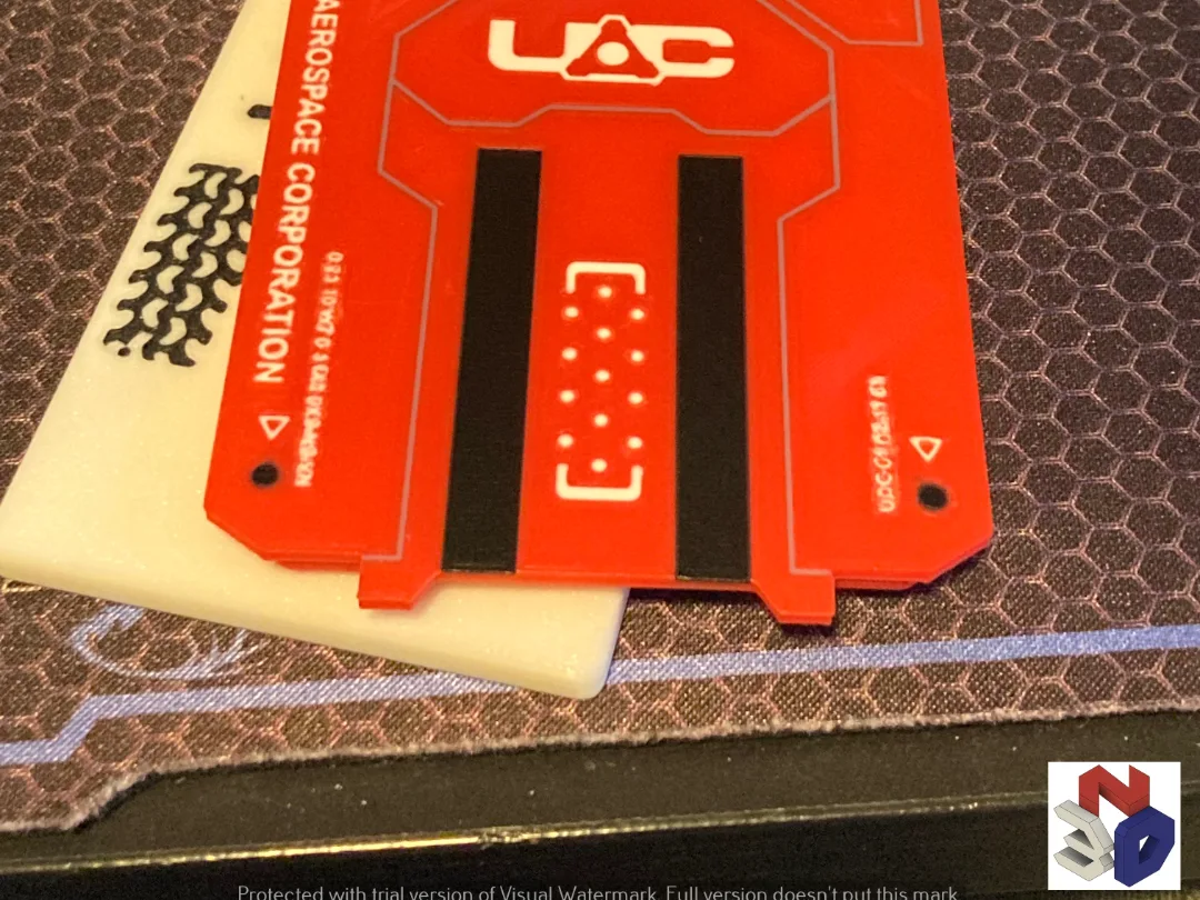 Doom Red Access Key Card (Office Card Holder)