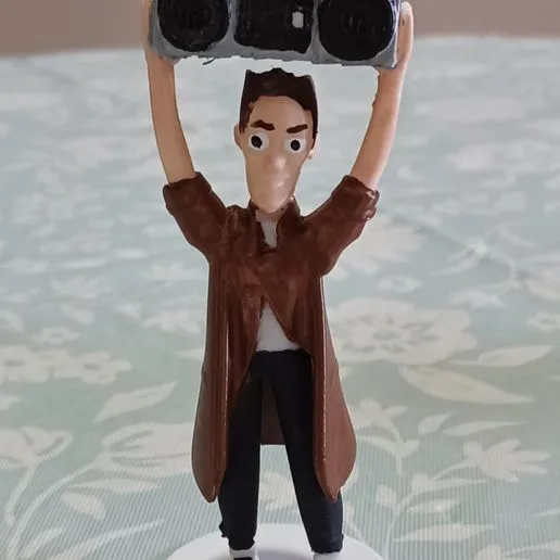 Say Anything Boombox Serenade (1989)  John Cusack Lloyd Dobler Figure