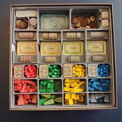 Wildcatters Board Game Insert