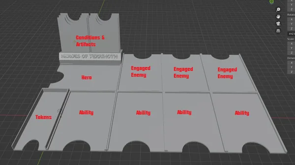 Heroes of Terrinoth - Playerboard V1.6