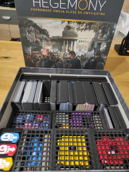Hegemony Board Game + 2 expansions Insert / Organizer
