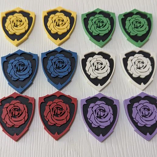 BRW / BRWR - Black Rose Wars Shield Token
