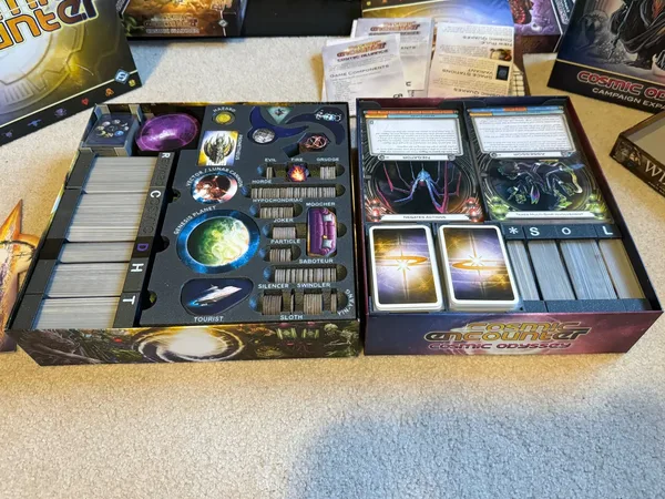 FFG Cosmic Encounter Insert, all expansions to ody