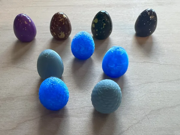 Wyrmspan Eggs with and without scales