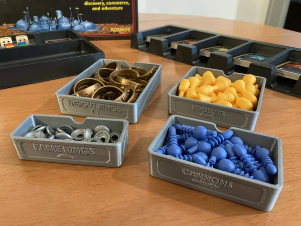 Starfarers of Catan Gamepiece Organization Crates