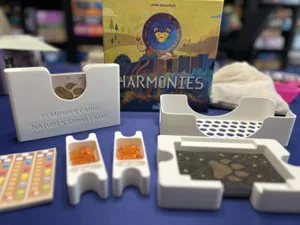 Harmonies Board Game Functional Insert and Organizer