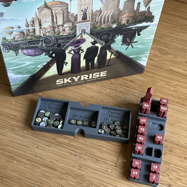 Skyrise Board Game Insert