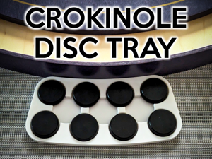 Crokinole Disc Tray (8 or 12 Discs)
