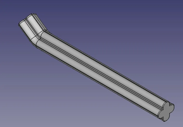 Spare support leg for Rummikub tile board