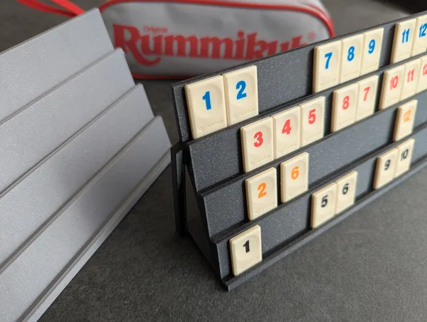 Rummikub Rack with Separate Levels