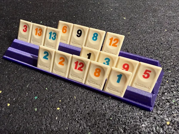 Rummikub Tile Rack - Ultra-Compact & Stackable