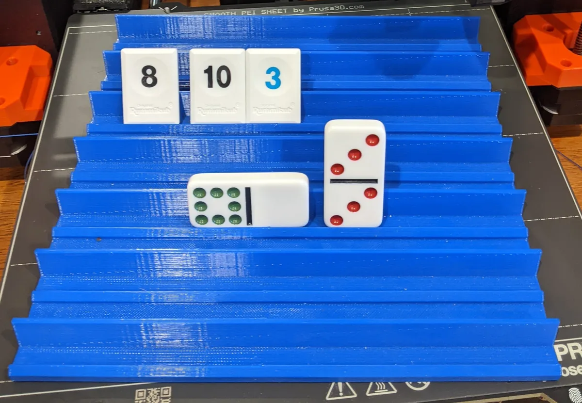 Game Tile Holder, Dominos, Rummikub, et al