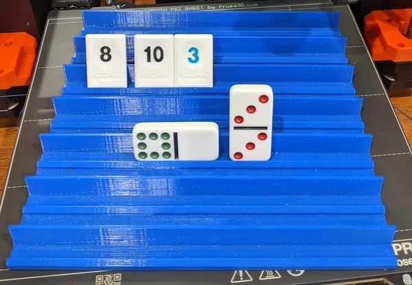 Game Tile Holder, Dominos, Rummikub, et al