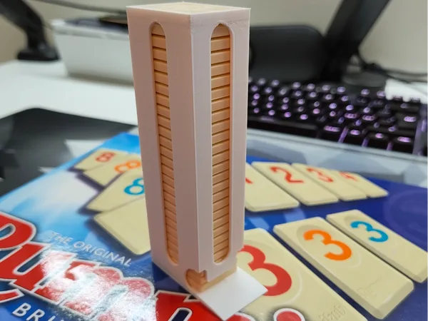 Rummikub tile dispenser (27 tiles)