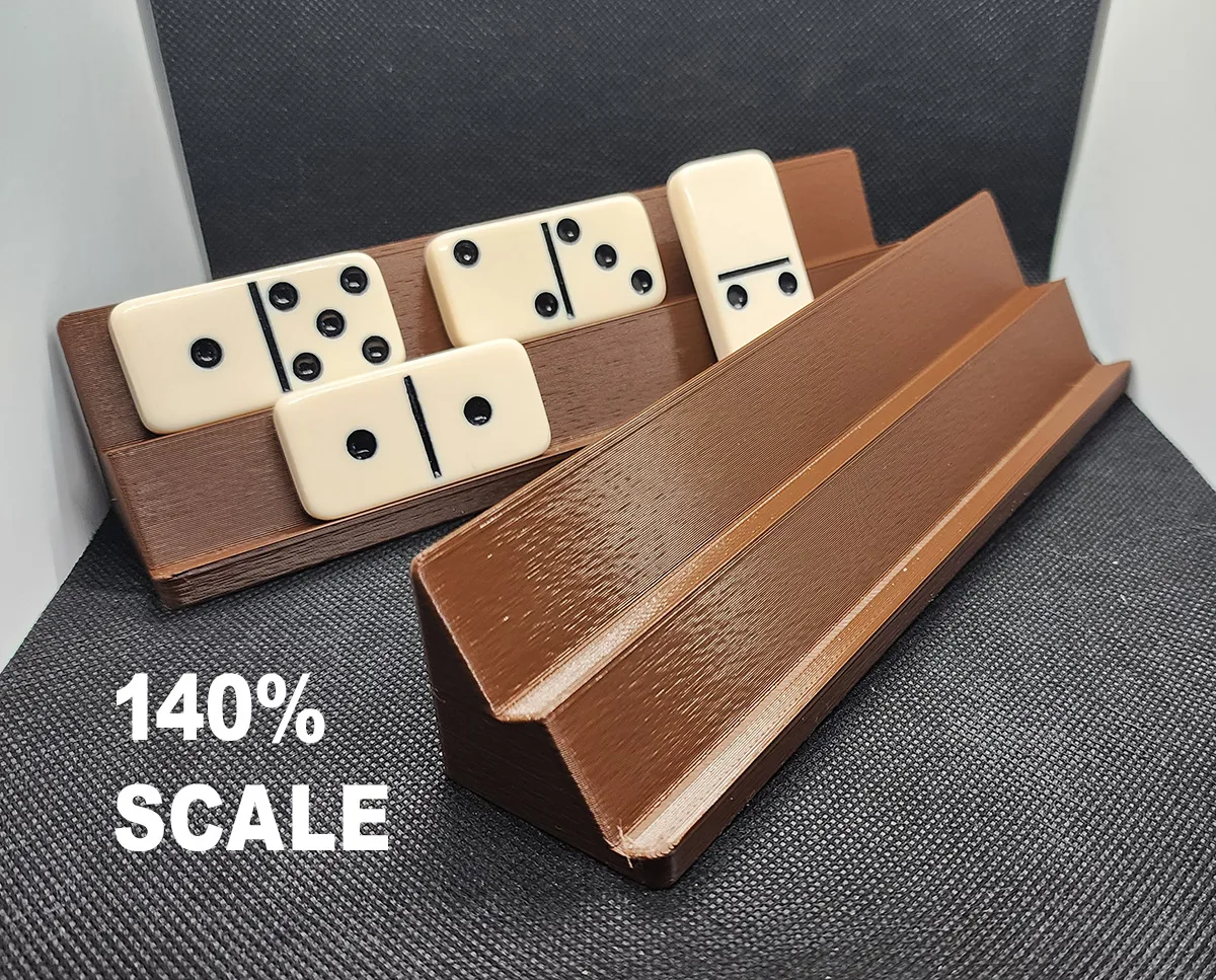 Domino / Tile / Rummikub Rack Scalable 🁴