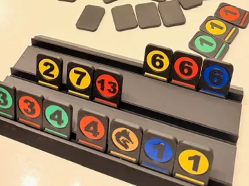 Rummikub with Tile Rack and Carrying Case